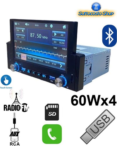 Autoradio 1din con schermo - con,