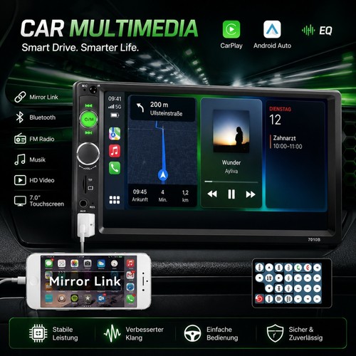 Autoradio din doppio - 7", 2
