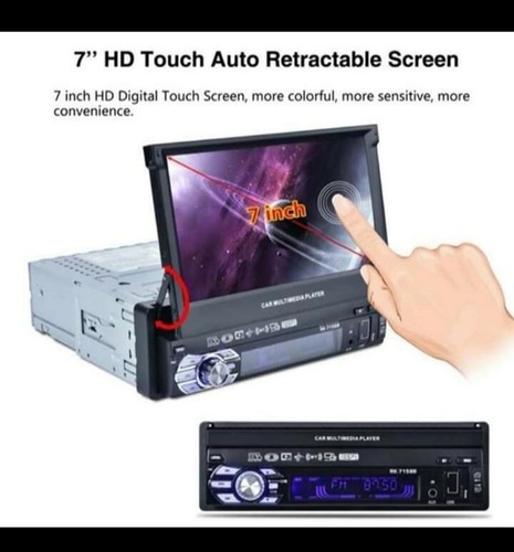 Bluetooth din auto - 7'', radio