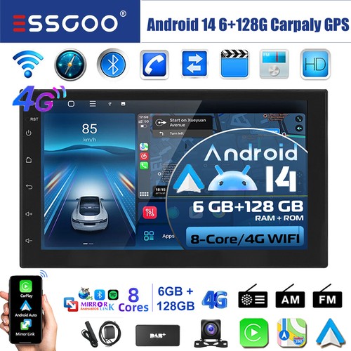 Autoradio dab doppio 2din - dab+, 7"