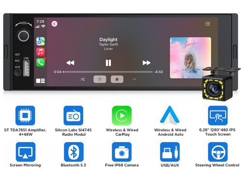 Autoradio singolo 1 din - autoradio, 6,28"