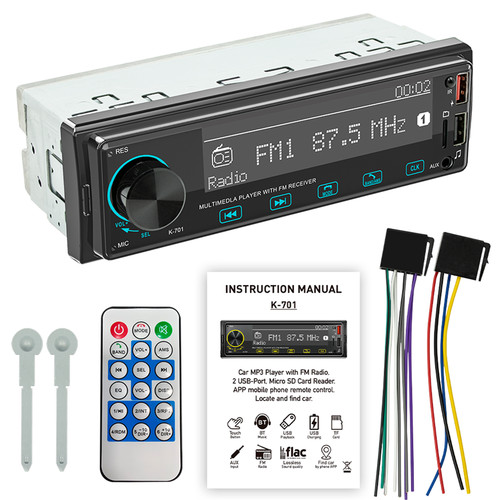 Autoradio full touch - full, pulsanti