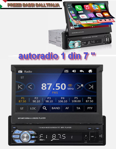 7in din autoradio stereo - 7in,